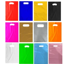 Plastic Bag 30x40 With 100 Units Small Bag With Open Handles, Various Colors - Hồng - Xem 1