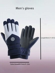 Gants de ski d'hiver femme, doublure thermique, épais, écran tactile, coupe-vent, imperméable, gants chauds pour le cyclisme et les activités de neige