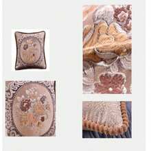 1 件欧式提花复古刺绣枕套、沙发装饰垫套 - 彩色 - 查看 7