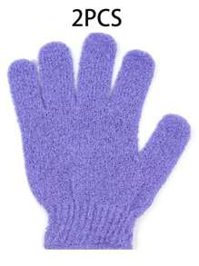 沐浴去角质手套，死皮沐浴去角质手套，可重复使用的淋浴手套，淋浴中号去角质手套，用于死皮沐浴去角质手套，用于淋浴水疗按摩身体磨砂 - 淋浴手套去角质，适用于女性和男性的擦洗手套，背部磨砂膏，按摩和身体去角质，身体清洁配件 - 多色 - 查看 12