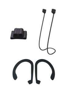 4pcs Wireless Earphone Anti-Loss Silicone Lanyard Set, Earphone Anti-Drop Essentials Summer Travel Essentials Workout School Supplies Camping Holiday Essentials Vacation Accessories Travel Accessories Cruise - Multicolor - View 16