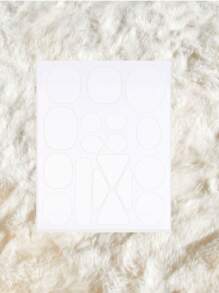 18件装自粘防水羽绒服补丁 各种几何图案卡通补丁 羽绒服破洞修补 服装装饰