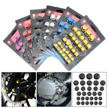 PowerMotor 1 Set Motorcycle Screw Nut Bolt Cap Screw Cover Decorative Parts Modification Accessories Suitable For Car Styling Cover - one-size - View 10