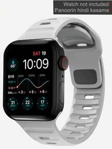 1 pieza Correa de reloj silicona con hebilla cuadrada unisex para deportes, compatible con Apple Watch de 42mm, 38mm, 40mm, 41mm, 45mm, 46mm, 49mm, 44mm, ajustable, pulsera para Series Ultra, 10, 9, SE, 8, 7, 6, 5, 4, 3, 2, 1, y compatible con Apple Watchband S10, S9, S8, S7