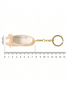 Handmade Ballet Dance Toe Shoes Jewelry Mini Shoes Satinkey Chain,Equipped With A Bow With Pearls,Can Be Used As Bag Accessories, Keychains, Phone Chains, Etc, With 6 Colors To ,Choose From, Fashionable Matching Items, Can Be Given To Friends Who Are Studying Ballet,Family, Colleagues, Relatives, Etc,Personalized Gifts For Family And Friends, Travel Accessories Car Accessories Bag Charm Backpack For School