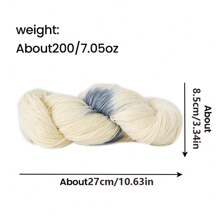 1 Pack 200g Segment Dyed Knitted Yarn Skeins For Hand Knitting Sweaters, Vests, Shawls, Hats, Scarves And Other Handicrafts - Colored 200g Wool - View 8