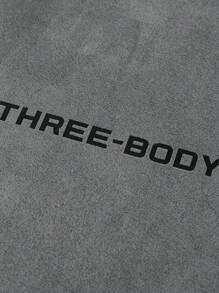Men's Summer Letter Printed Vintage Short Sleeve Tee Dropped Shoulder Casual Round Neck Casual Loose T-Shirt, For Daily Wear Commute, Boyfriend Gift, For Going Out