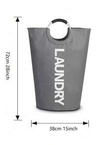 1pc Large Laundry Hamper, Standing Laundry Hamper, Laundry Bag With Padded Handle, Laundry Hampers For Bathrooms, Laundries, Colleges, Collapsible Laundry Bag, Freestanding Tall Clothes Hamper, Collapsible Laundry Bin Dress Pants Shoes Jeans Boots Skirt Laundry Hamper, Washing Basket Bathroom Organizer, Basket, Storage Basket, Foldable Laundry Basket