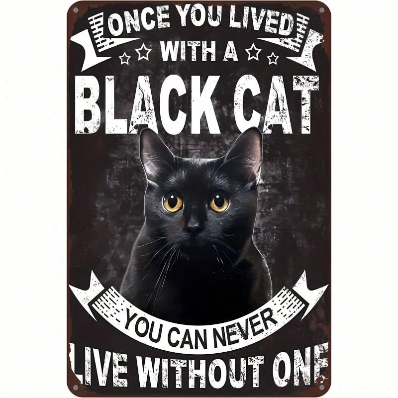 Decorazione In Metallo Gatto 50, Nero, 30x0,15x60 Cm, EPIKASA - Foto 7