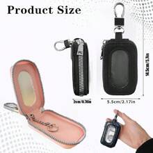 可视镜窗 汽车钥匙保护袋 皮革钥匙扣 迷你汽车钥匙袋 PU 皮革钥匙圈钱包 拉链袋 汽车钥匙扣 汽车钥匙扣 圣诞礼物 伴娘礼物 趣味礼物 教师节礼物 小礼物 礼物创意 生日礼物 送给男士的礼物 送给女士的礼物