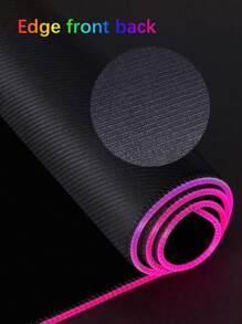 1pc Small Size Rgb Glowing Gaming Mouse Pad For Pc Office Work And E-sport Gaming