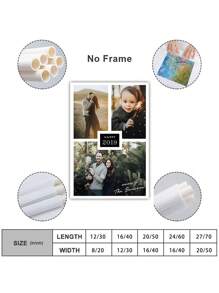 1 Pieza Impresión personalizada de fotos en lienzo - Impresiones en lienzo con tus fotos en arte de pared personalizado para dormitorio, Van Gogh, sala de estar, boda, bebé, mascota, familia, amor, pareja, amigo, imagen, foto, arte de pared enmarcado, regalo de Navidad, regalo para el mejor amigo, regalo familiar, regalo de cumpleaños, regalo para familia/amigo/novia/novio