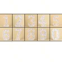1PC 21,8 cm Dimensiune Literă Lumină LED Surpriză La mulți ani Propunere de mărturisire Decorare Rechizite creative Recuzită pentru scenă Cadou de decorare