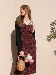 Women's Fashionable Linen Blend Loose Knitted Sweater, Ideal For Relaxation - Black - View 4