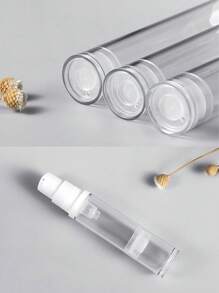 Prosta podróżna przenośna butelka z dozownikiem, dozownik do kosmetyków do pielęgnacji skóry, butelka próżniowa, butelka z dozownikiem, 5 ml, 10 ml, 15 ml, butelka próżniowa z dozownikiem do toniku przeciwsłonecznego. Przenośna podróżna butelka z dozownikiem, butelka z dozownikiem, zestaw butelek z dozownikiem, woda prasowana, mleko, podkład, próbka, można umieścić na pokładzie. - Wielokolorowe - Zobacz 8