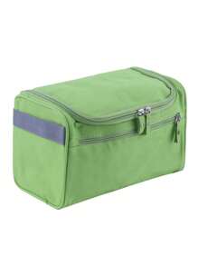 1 geantă de toaletă de călătorie suspendată, fabricată din țesătură de nailon impermeabilă de înaltă calitate, cu fermoar premium, cârlige integrate, compactă și ușoară, potrivită pentru geantă de machiaj, geantă de ras pentru bărbați, organizator de cosmetice pentru femei, geantă de duș, geantă de depozitare pentru baie, geantă de ras, pachet convenabil, geantă de călătorie, kit de igienă etc. Genți de machiaj Organizator de machiaj Organizator de machiaj Depozitare machiaj Rechizite școlare