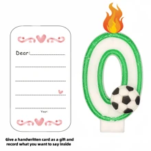 1 Newly Upgraded Football Decoration Series, Including Hard Box 0-9 Digital Candles, Birthday Cake Decorations, Party Candles, Atmosphere Party Supplies, Romantic Party Supplies, Birthday Candles, Valentine's Day, Solo Parties, Adult Gifts, Birthday Parties, Etc. Cake Decoration, Baking Decoration, Creative Digital Birthday Candles, Cake Birthday Decoration Candles, Handmade DIY Gifts, And Handwritten Greeting Cards As Gifts