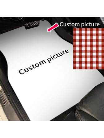1pc Customized Car Floor Mat, Custom Printed Car Floor Mat, Design Your Own Exclusive Car Mats, Custom Carpets, Custom Car Carpets, Custom Car Mats, Thickened Anti-Slip And Dirt-Proof Car Foot Pads, Breathable, Lightweight, Washable, Funny, Cute, Love, Soft, Comfortable, Elegant, Simple, Ideal Gifts For Him For Birthdays, For Valentine's Day, For Graduation, For Father's Day, For Children's Day, For Weddings, For Housewarming, Sofa, Bed, Car, Tea Room, Bedroom, Bathroom, Living Room, Dining Room