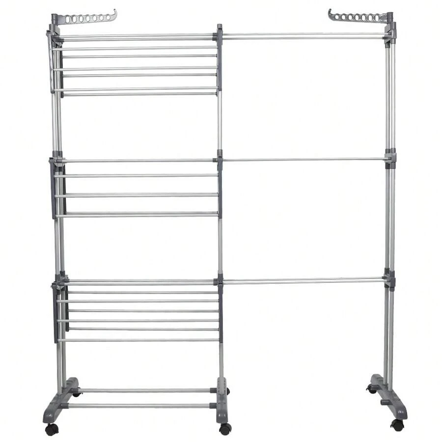 Clothes Rack Foldable Clothes Rack Indoor And Outdoor Use 75-142.5*64*170cm
