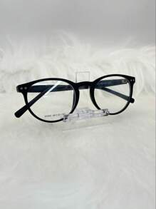 Round Round Glasses For Women Men Unisex Shape Close To The Face 35365 Resistant Style - cát đen - Xem 6
