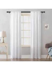 Cortineros De Metal Ajustable Barra De Cortina A Maximo 3m - Multicolor - Ver 7