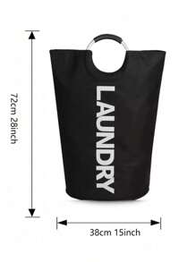 1pc Large Laundry Hamper, Standing Laundry Hamper, Laundry Bag With Padded Handle, Laundry Hampers For Bathrooms, Laundries, Colleges, Collapsible Laundry Bag, Freestanding Tall Clothes Hamper, Collapsible Laundry Bin Dress Pants Shoes Jeans Boots Skirt Laundry Hamper, Washing Basket Bathroom Organizer, Basket, Storage Basket, Foldable Laundry Basket