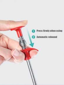 1 cái 60cm/160cm/200cm/300cm Dụng cụ làm sạch ống thép không gỉ, móc làm sạch dùng để thông tắc bồn rửa nhà bếp và bồn cầu - Nhiều màu - Xem 6