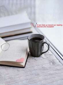 Leather Heart-Shaped Bookmark PU Leather Heart Shape Page Clips Cute Corner Bookmark Reading Enthusiast Book Accessory For Teachers Students Book Reading Lovers Suitable For Daily Use Travel And Home Use Travel Essentials