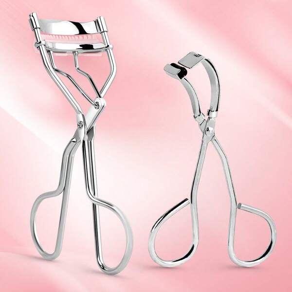 2pcs/Set Lightweight & Convenient Eyelash Curler Tool, Localized Lash Curler For Detailed Curl & Definition Without Damaging Lashes, Suitable For Daily Makeup Lash Curling