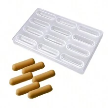 1 件长方形透明塑料巧克力模具，包括心形、圆形、螺旋形、枫叶形、足球形、鸟蛋形、水滴形、菊花形，用于 DIY 巧克力、软糖。还包括心形和五角星形、螺旋形和波浪形、圣诞系列图案设计、糖果/果冻模具、糖果制作工具