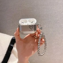 Simple Heart-Shaped Anti-Drop Protective Case Suitable For AirPods Bluetooth Earphones, Scratch-Resistant And Shock-Proof - 326 Line Love - View 11