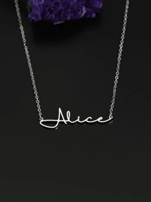 1 件母亲节礼物、个性化名字项链、定制 18k 金名字珠宝、女士项链、她的个性化礼物、圣诞节伴娘礼物、金色、时尚中学生、高中生、大学生、大一、大二、低年级学生 - 彩色 - 查看 4