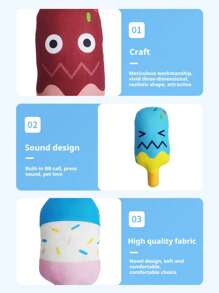 Cat/Dog Lover Gift And Dog/Cat Mom Love Pets Voice Toys, Cat Lover And Cat Mom Love And Dog Lover And Dog Mom Love Toys, Teeth Cleaning Chew Toys, Cute Interactive Sound Toys For Cat/Dog Lover Gift And Dog/Cat Mom Love Pets, Suitable For Holiday Decoration, Birthday Gifts, Cat/Dog Lover Gift And Dog/Cat Mom Love Pet Supplies