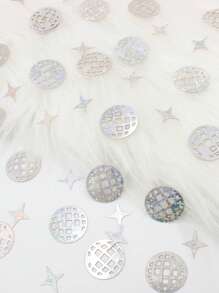 120pcs Disco Ball Confetti, Colorful Paper Sequins For Disco Ball Themed Party, Table Decor For Bachelorette Party, Wedding, Anniversary, 70s 80s Hippie Birthday Party, Christmas, New Year Glitter Party Supplies