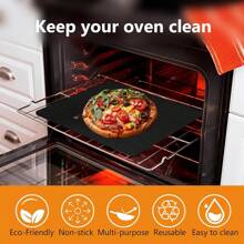 Forros para horno, tapetes protectores fáciles de limpiar para el fondo del horno/cocina a gas, almohadilla antiadherente y resistente al calor para parrilla, apropiada para uso doméstico y campamento al aire libre
