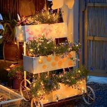 2 Packs Fairy Lamp Battery Powered String Lamp 12m 100 LED Mason Can Lamp Silver Wire Lamp Firefly DIY Party Wedding Christmas Valentine's Day Decoration (Warm White)