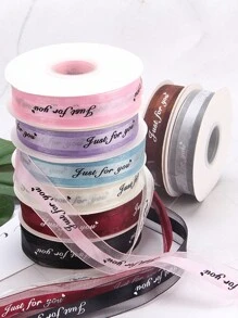 1 Roll 40 Yards Gift Wrapping Satin Ribbon, Handmade Decorative Ribbon For Cakes, Flower Bouquets, Holiday Parties, DIY Crafts, Weddings, Valentine's Day, Mother's Day, Gift Wrapping, Bow Making And Party Decor