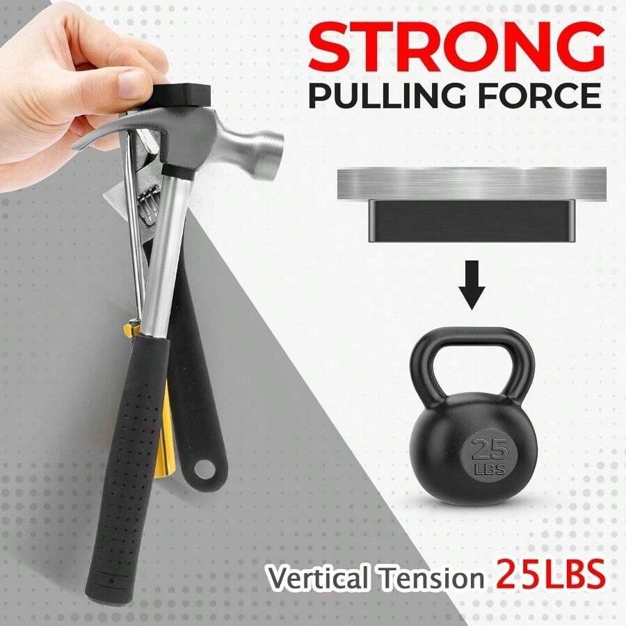 Pack Heavy Duty Magnets Blocks, Ferrite Blocks Magnets, Craft Magnets, Rectangular Ceramic Magnets For Science, Fridge, Tool Room And Cruises Best Gifts - Multicolor - View 1