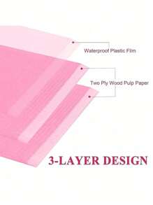 Disposable Pink Black Nail Art Table Mat 3 Lays Waterproof Foldable Clean Pads Tablecloth Cleaning Manicure Napkins,Multifunction Beauty Tattoo Dental Drapes Waterproof Tablecloth Manicure Tool - Multicolor - View 5