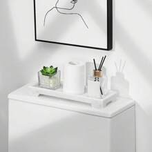 Vanity Tray - 1 Piece Shatterproof Silicone Kitchen And Bathroom Counter Tray, Kitchen Sink Soap Dispenser Tray, Bathroom Vanity Tray, Perfume Key Tray, Bathroom Toilet And Bathroom Countertop Silicone Tray, Toilet Tray, Hand Sanitizer And Perfume Storage Tray, Daily Jewelry And Decorative Storage Jewelry Display Trays Home Bathroom Decor Bathroom Organizer Fall Decor Back To School