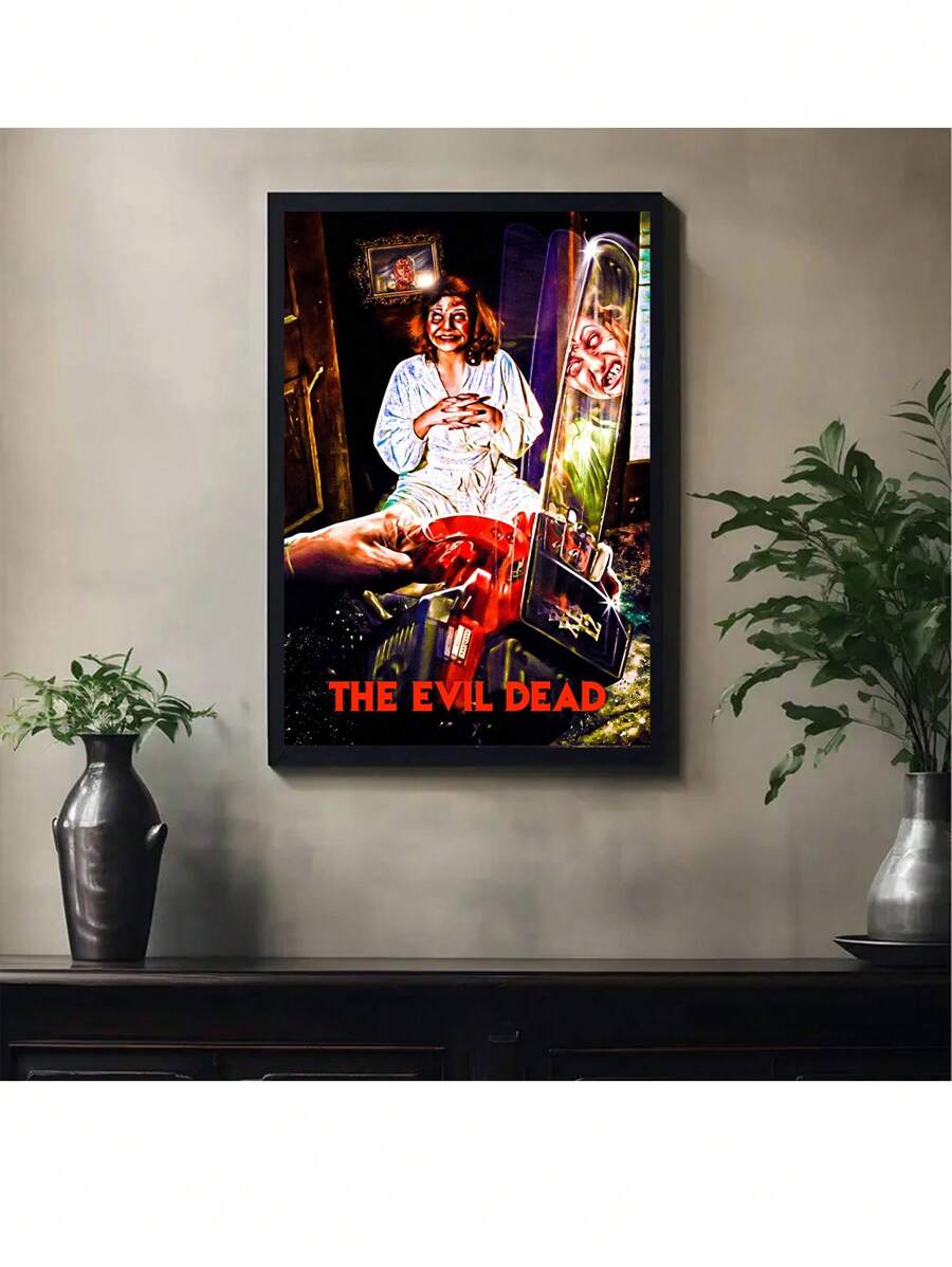 Tranh in nghệ thuật The Evil Dead - Tranh treo tường chất lượng cao dành cho người hâm mộ phim kinh dị - Phong cách hiện đại và cổ điển Không có khung, Hoàn hảo cho phòng ngủ, phòng khách hoặc văn phòng - Hình ảnh sống động, Không phai màu - Nhiều màu - Xem 1
