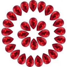 200pcs 6*8mm Asymmetric Tear Drop Rhinestones For DIY Phone Case, Clothing, Shoes, Bags Decoration Accessories