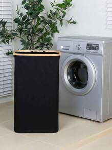 Foldable Laundry Hamper With Lid Lined Or Without Cover With Handle Bedroom Bathroom - 彩色 - 查看 3
