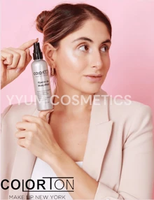 Fijador de maquillaje colorton Resistente al agua efecto mate Spray fijador - Plateado - Ver 4