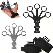 ZM Health Renforçateurs de prise des doigts, entraîneurs de tension des poignets, renforçateurs de force de la main, exercices de flexion des cinq doigts pour la musculation, accessoires de gym, sport, exercice à domicile, préhension de la main