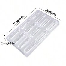 1 件长方形透明塑料巧克力模具，包括心形、圆形、螺旋形、枫叶形、足球形、鸟蛋形、水滴形、菊花形，用于 DIY 巧克力、软糖。还包括心形和五角星形、螺旋形和波浪形、圣诞系列图案设计、糖果/果冻模具、糖果制作工具