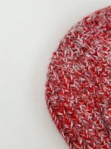 女士针织护耳帽，秋冬保暖耳罩飞行员帽，滑雪面罩，加厚大号头围新款针织帽，多功能保暖针织帽，防风滑雪面罩帽 - 彩色 - 查看 6