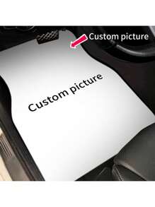 1pc Customized Car Floor Mat, Custom Printed Car Floor Mat, Design Your Own Exclusive Car Mats, Custom Carpets, Custom Car Carpets, Custom Car Mats, Thickened Anti-Slip And Dirt-Proof Car Foot Pads, Breathable, Lightweight, Washable, Funny, Cute, Love, Soft, Comfortable, Elegant, Simple, Ideal Gifts For Him For Birthdays, For Valentine's Day, For Graduation, For Father's Day, For Children's Day, For Weddings, For Housewarming, Sofa, Bed, Car, Tea Room, Bedroom, Bathroom, Living Room, Dining Room