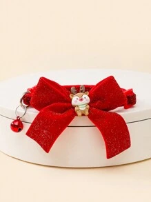 1pc Pet Collar With Bow Tie Decoration, For Small Dogs And Cats - Multicolor - View 11