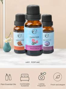 20ml wasserlösliche Duftessenzöle, Minze/Sandelholz/Kölnisch Wasser/Zitrone/Rose/Lavendel, für Aroma Diffuser/Luftbefeuchter und Verwendung im Zuhause/Schlafzimmer, Valentinstag Valentinsartikel, Hochzeitsartikel